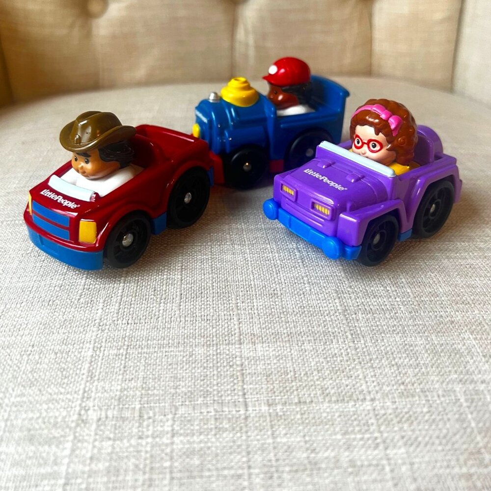 Little People Wheelies Vehicles Set of 3